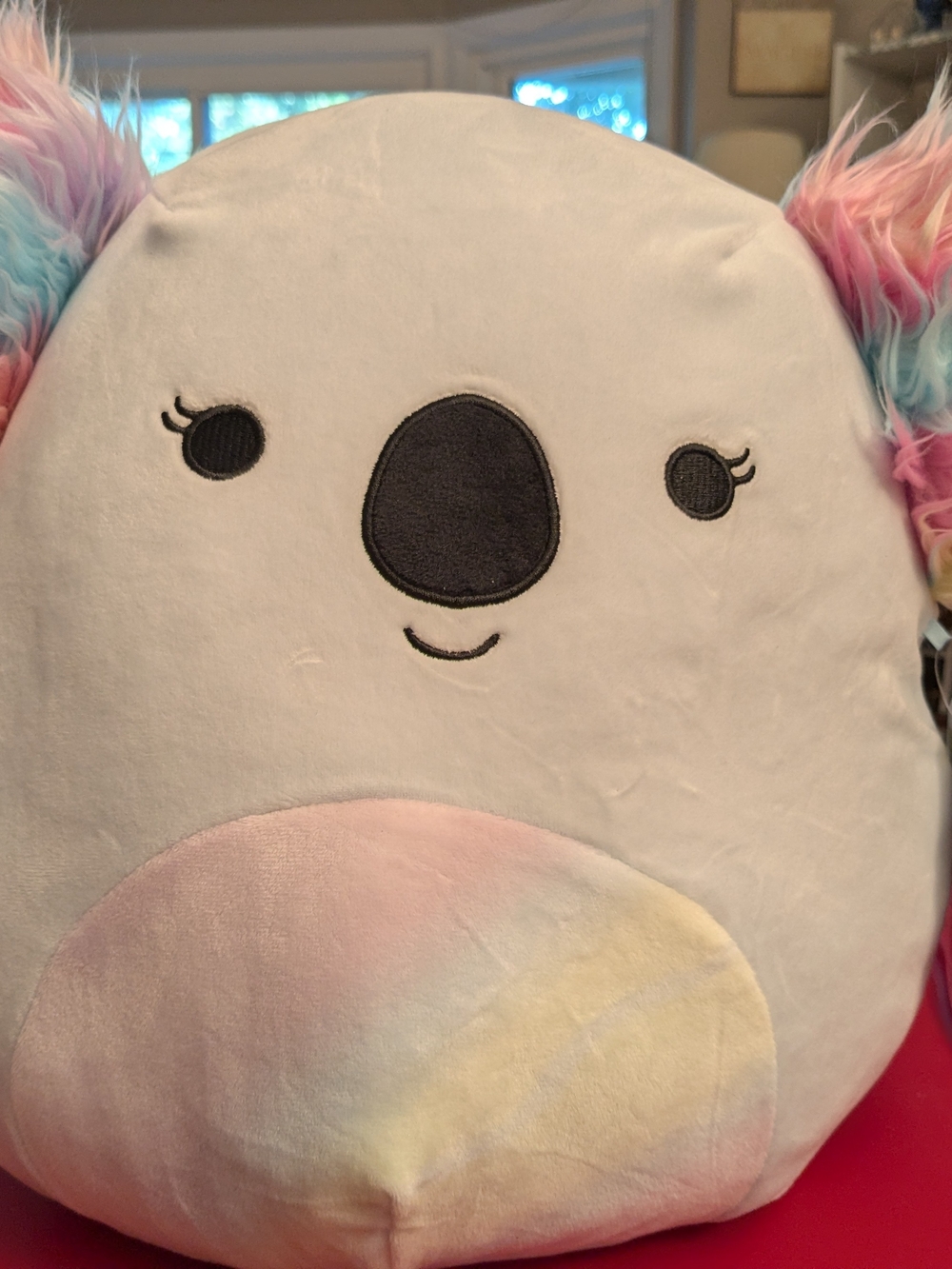 Squishmallow Kya Plush Koala Pillow with Pastel Rainbow Ears NWT Collector's
